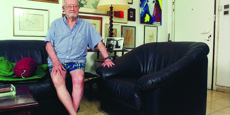 חיים חפר ז"ל | צילום: שי אלוני, מתוך אתר פיקיויקי מדני לחפר