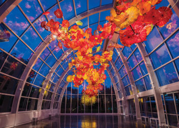 ביקור בגני צ'יהולי בסיאטל