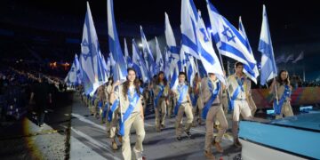 המכביה - טקס הפתיחה | התמונה באדיבות המכביה ValleyJcc נוסע לישראל למשחקי מכבי!