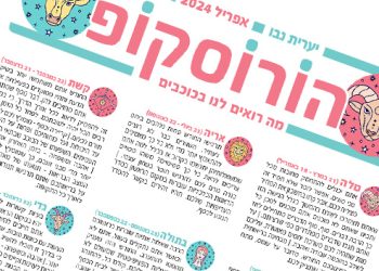 הורוסקופ – אפריל 2024