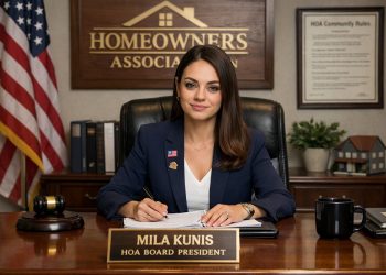 מילה קוניס בתפקידה כיו"ר ועד הבית